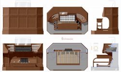 München, St. Ursula, Entwurf Zentralspieltisch